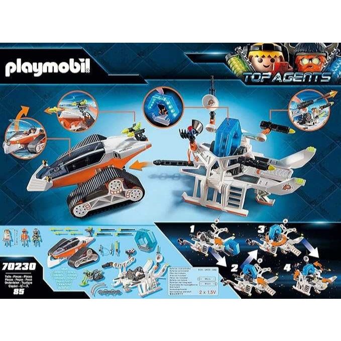 Playmobil 70230 Top Agents Arctic Spy Team Command Sled - Image 2