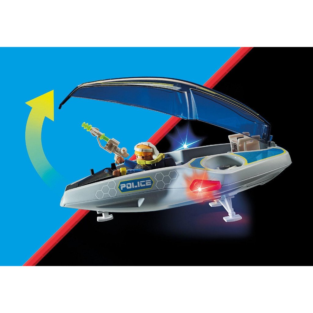 Playmobil 70019 Galaxy Police Glider - Image 9