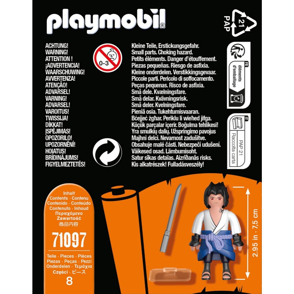 Playmobil 71097 Naruto Sasuke Figure Set - Image 2