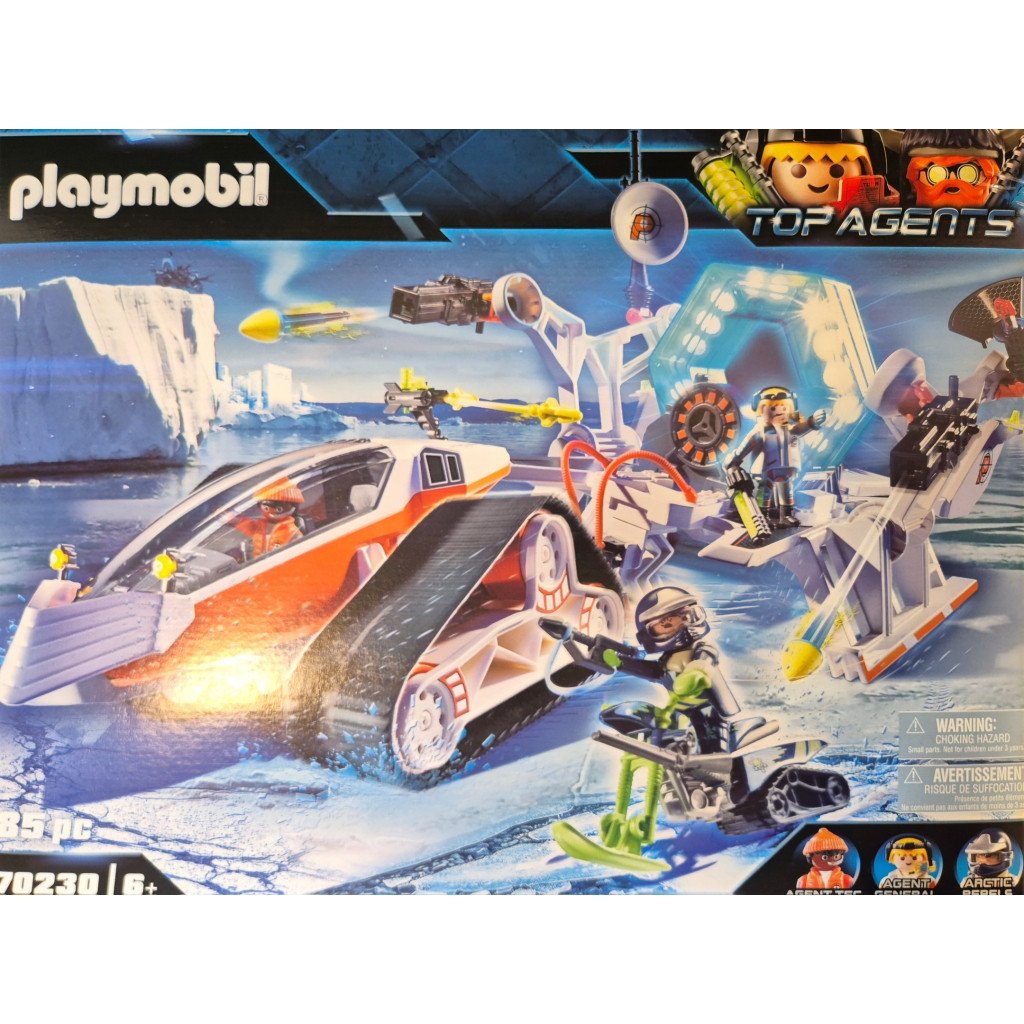 Playmobil 70230 Top Agents Arctic Spy Team Command Sled - Image 4