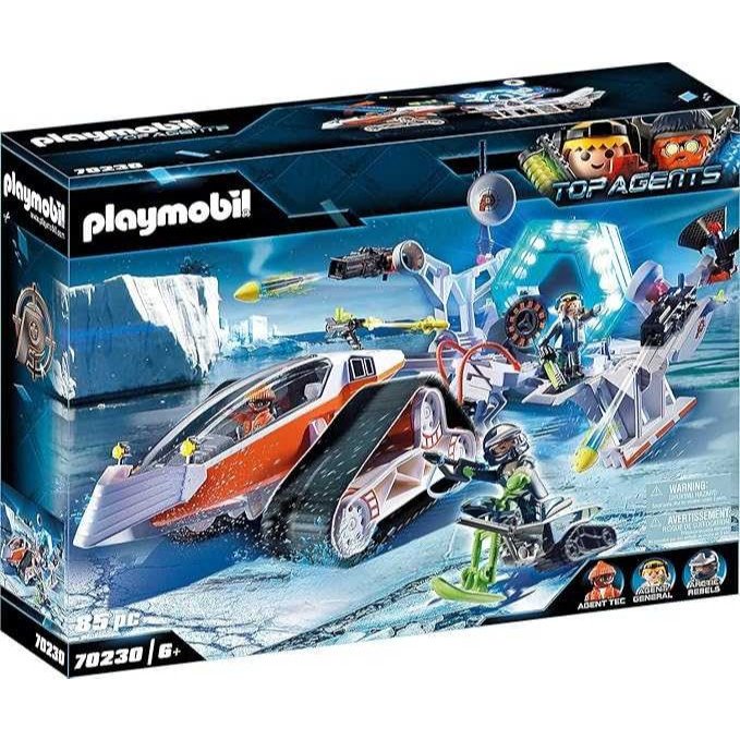Playmobil 70230 Top Agents Arctic Spy Team Command Sled