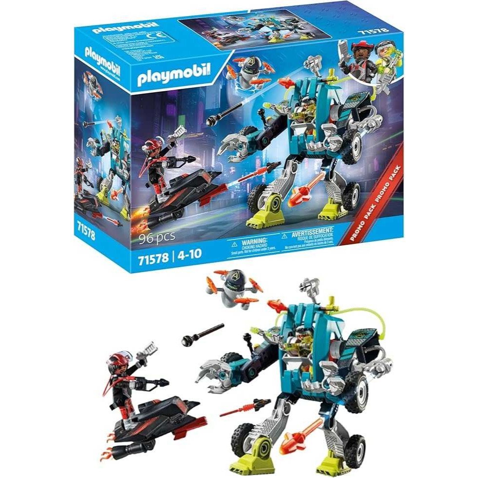 Playmobil 71578 Robot vs. Glider Promo Pack