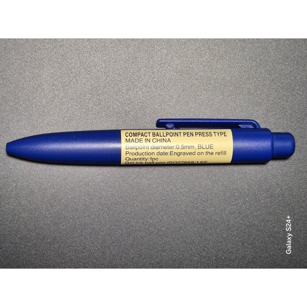 MUJI Compact Ballpoint Pen Blue