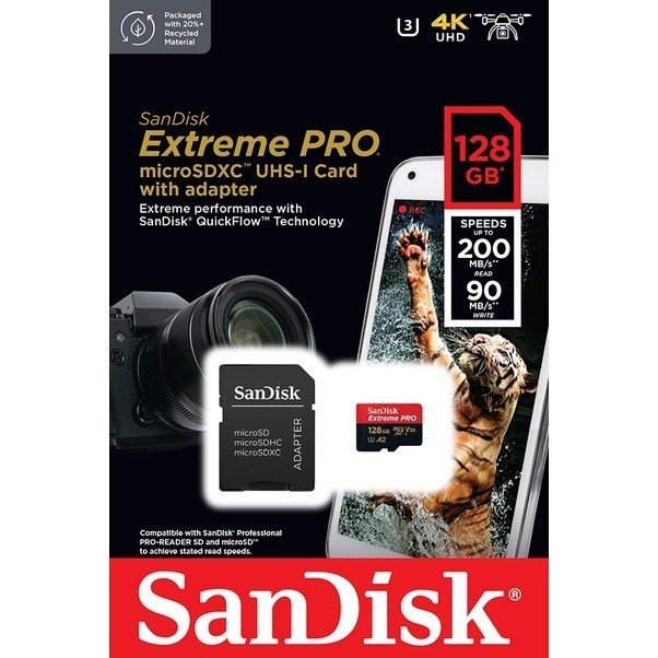 SanDisk Extreme PRO microSD UHS-I V30 A2 64GB-256GB - Image 2