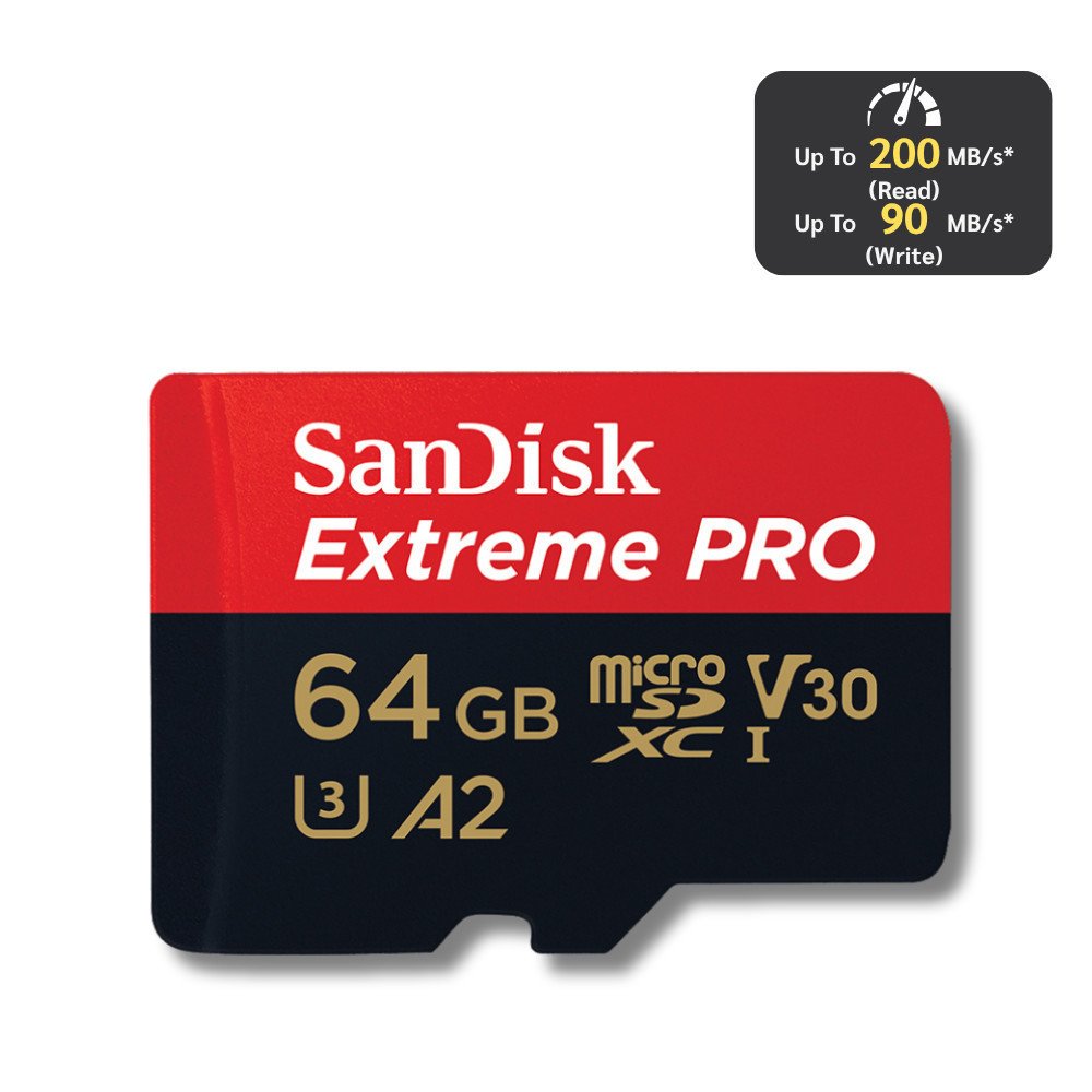 SanDisk Extreme PRO microSD UHS-I V30 A2 64GB-256GB