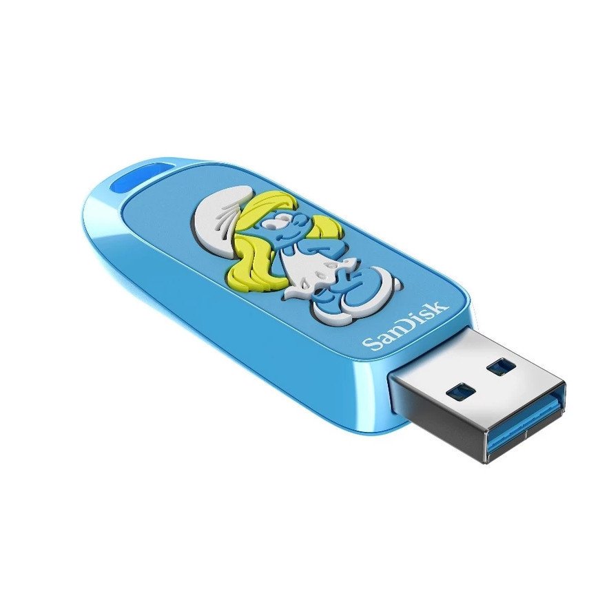 SanDisk Smurfs USB Flash Drive 64GB / 128GB / 256GB - Image 2
