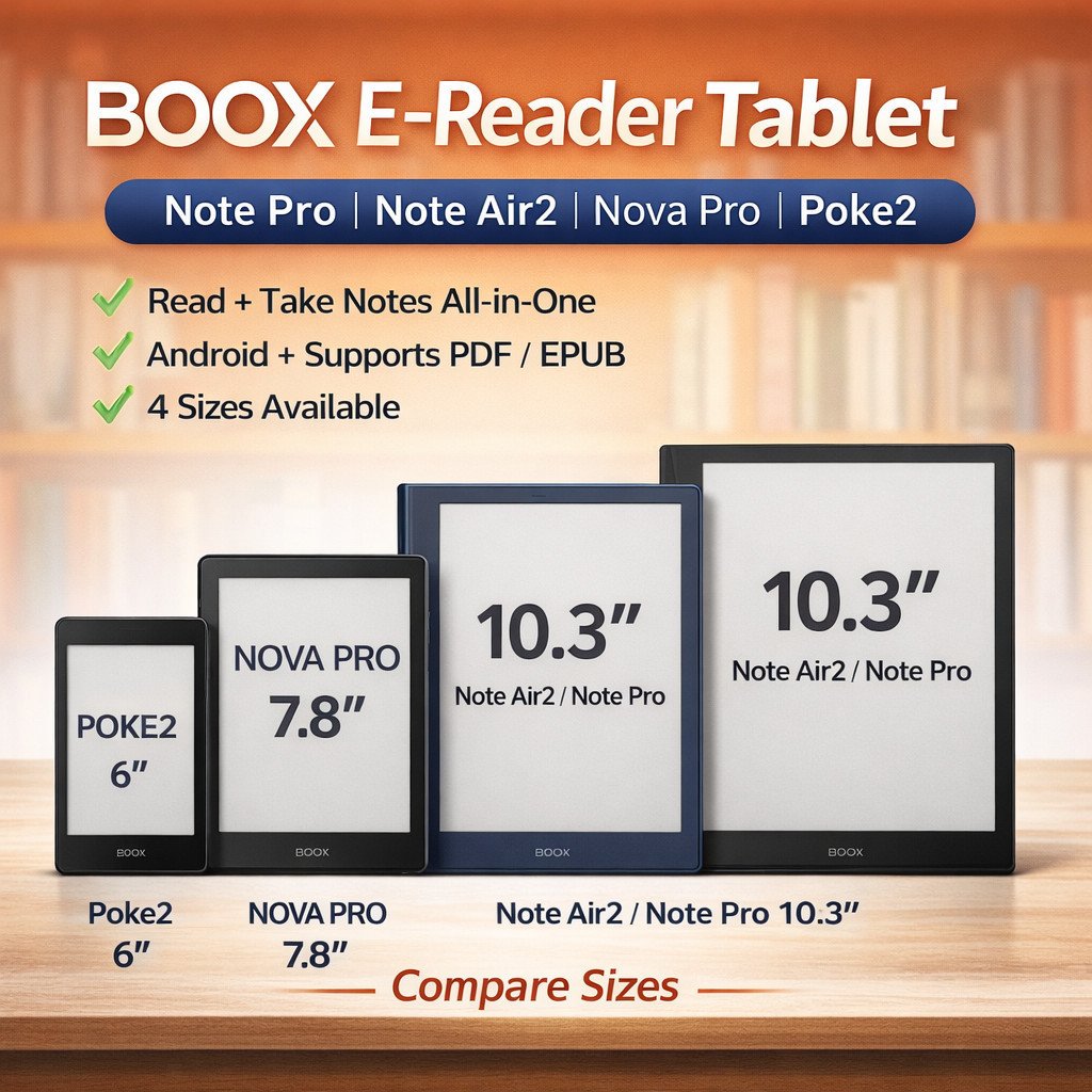BOOX Demo E-Reader Tablet (Note Pro / Air2 / Nova Pro / Poke2)
