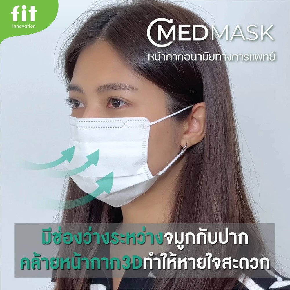 CMED MASK 3D 3-Layer Face Masks (30 Pieces) - Image 7