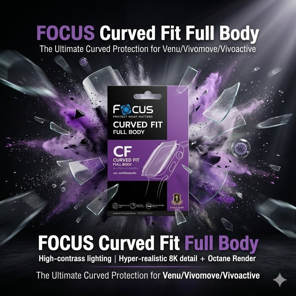 Focus CF TPU Curved Fit ฟิล์มกันรอยเต็มจอ