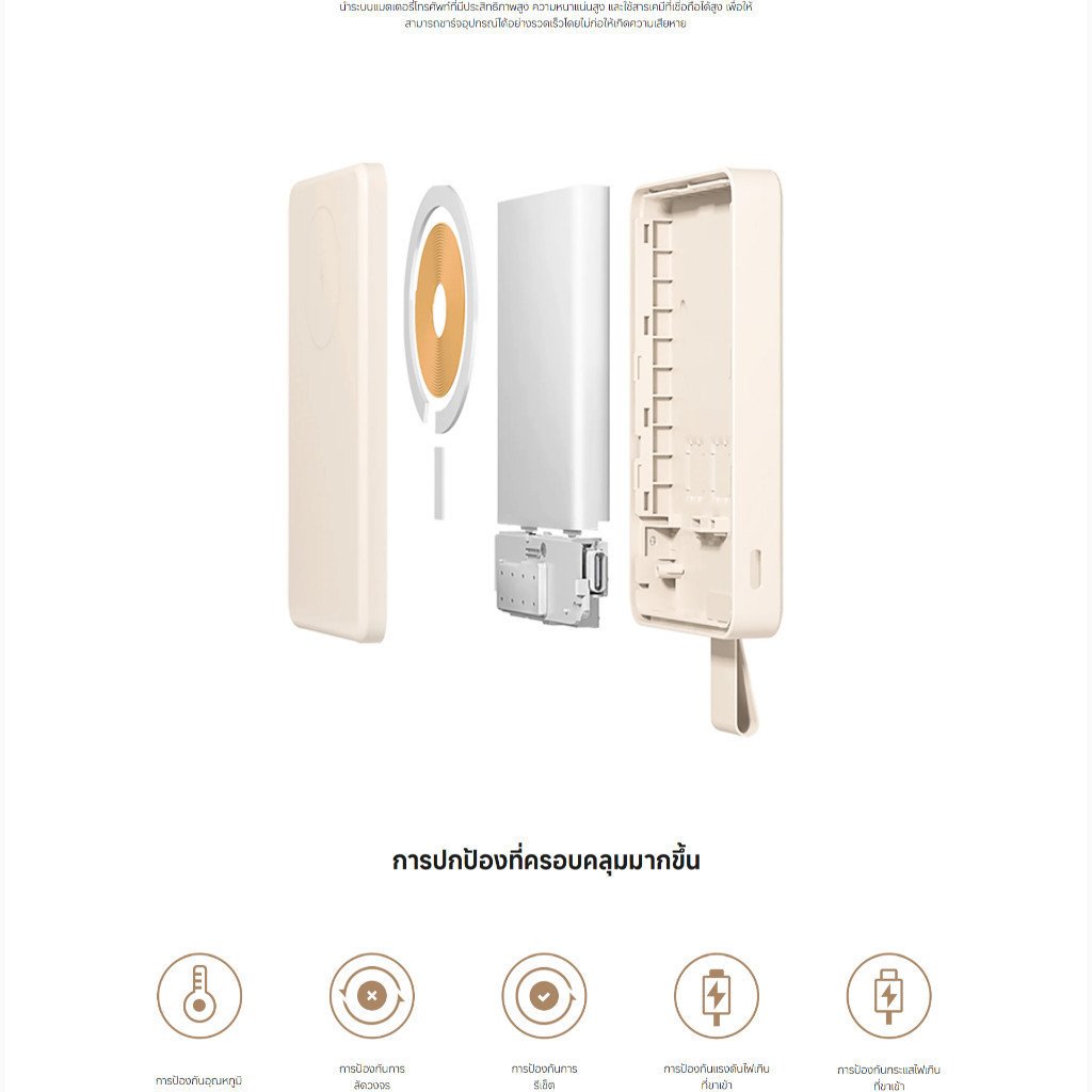 Xiaomi Magnetic Power Bank 6000mAh with Stand - Image 6