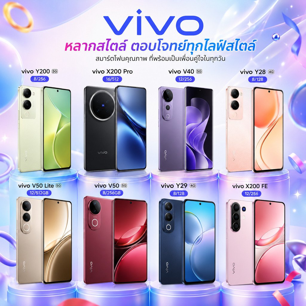 Vivo Demo เครื่องแท้ สภาพสวย พร้อมใช้งาน