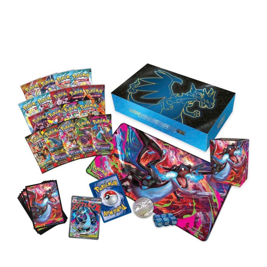 Pokémon Card Phantasmal Flames Mega Charizard X Ultra-Premium English