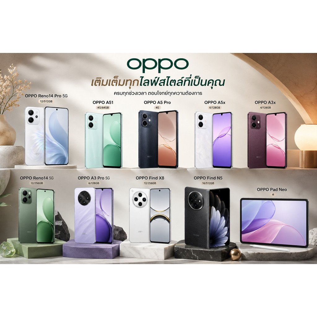 OPPO Demo เครื่องแท้ สภาพสวย พร้อมใช้งาน