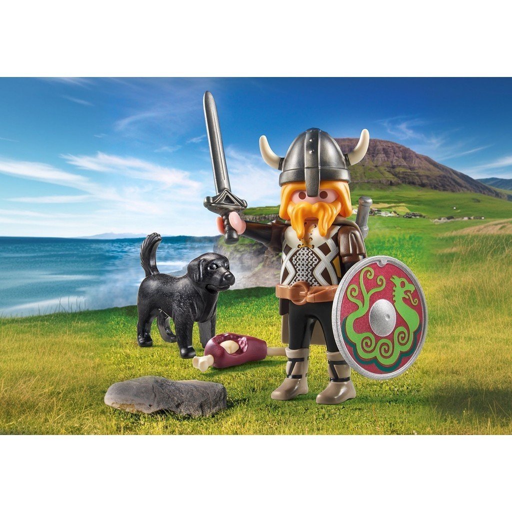 Playmobil 71755 Special Plus Viking with Guard Dog