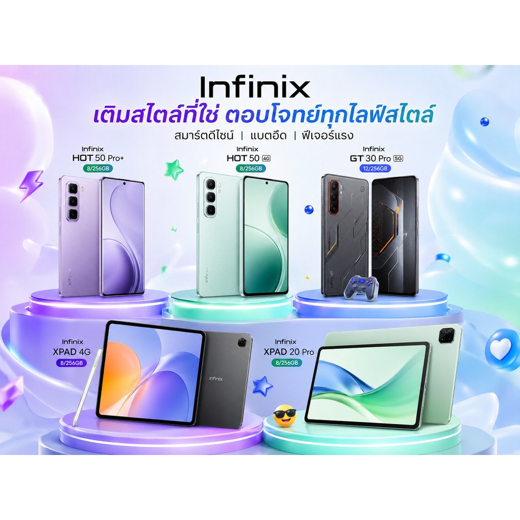 Infinix Demo เครื่องแท้ สภาพสวย พร้อมใช้งาน