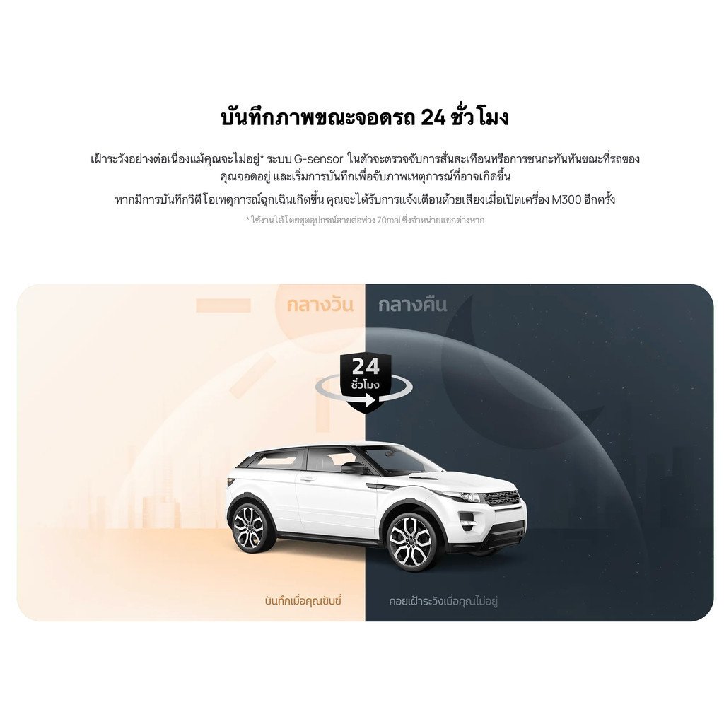 70mai M300 กล้องติดรถยนต์ - Image 2