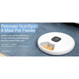 Petoneer NutriSpin 6-Meal Pet Feeder เครื่องให้อาหารสัตว์