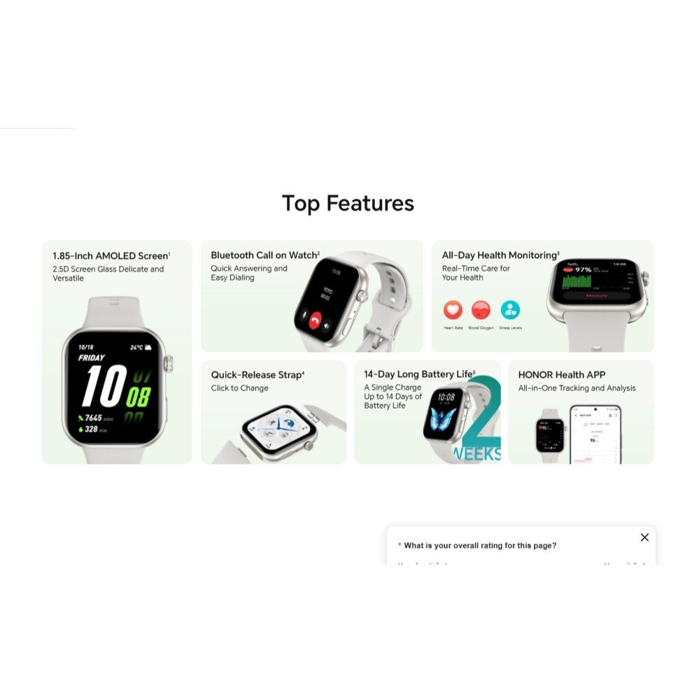 Honor Choice Watch 2i Smartwatch - Image 2