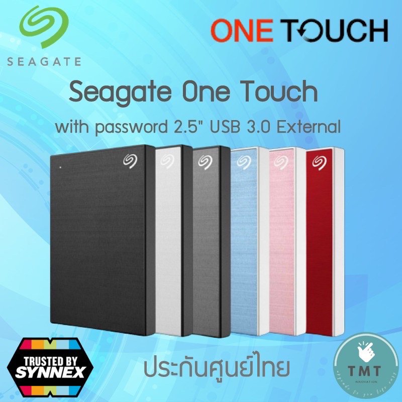 Seagate One Touch with Password External HDD 1TB-5TB