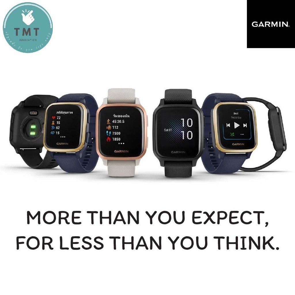 Garmin Venu SQ Music นาฬิกามี GPS วัด Pulse Ox , HR ,ความเครียด รองรับภาษาไทย - Image 2