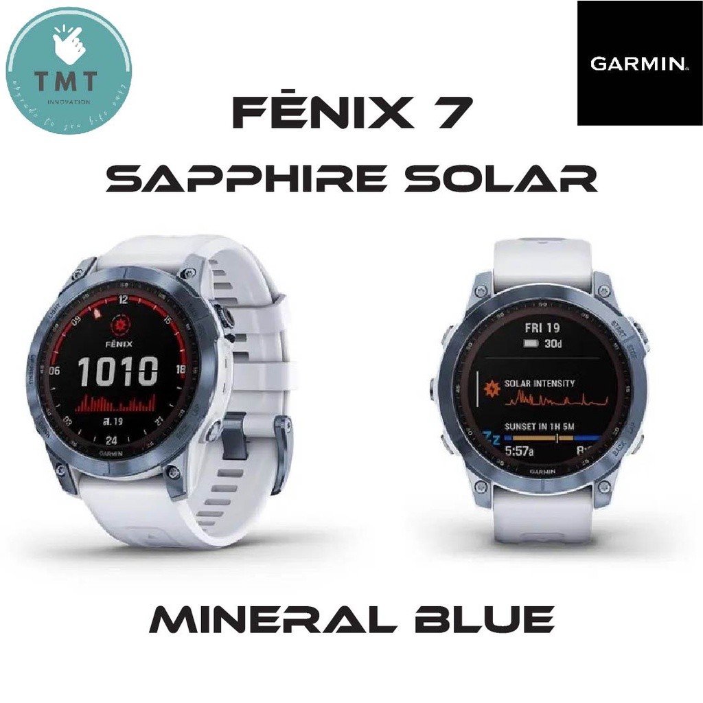 Garmin Fenix 7 Sapphire Solar นาฬิกามัลติสปอร์ต ออกกำลัง สมาร์ทวอทช์ GPS ระดับเรือธง ระบบจอสัมผัส - Image 2