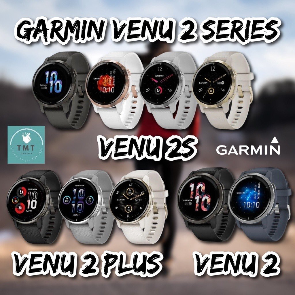 Garmin Venu 2 Series สมาร์ทวอทช์ มี GPS หน้าจอ AMOLED คมชัด สดใสสวยที่สุดของGarmin จอระบบสัมผัส