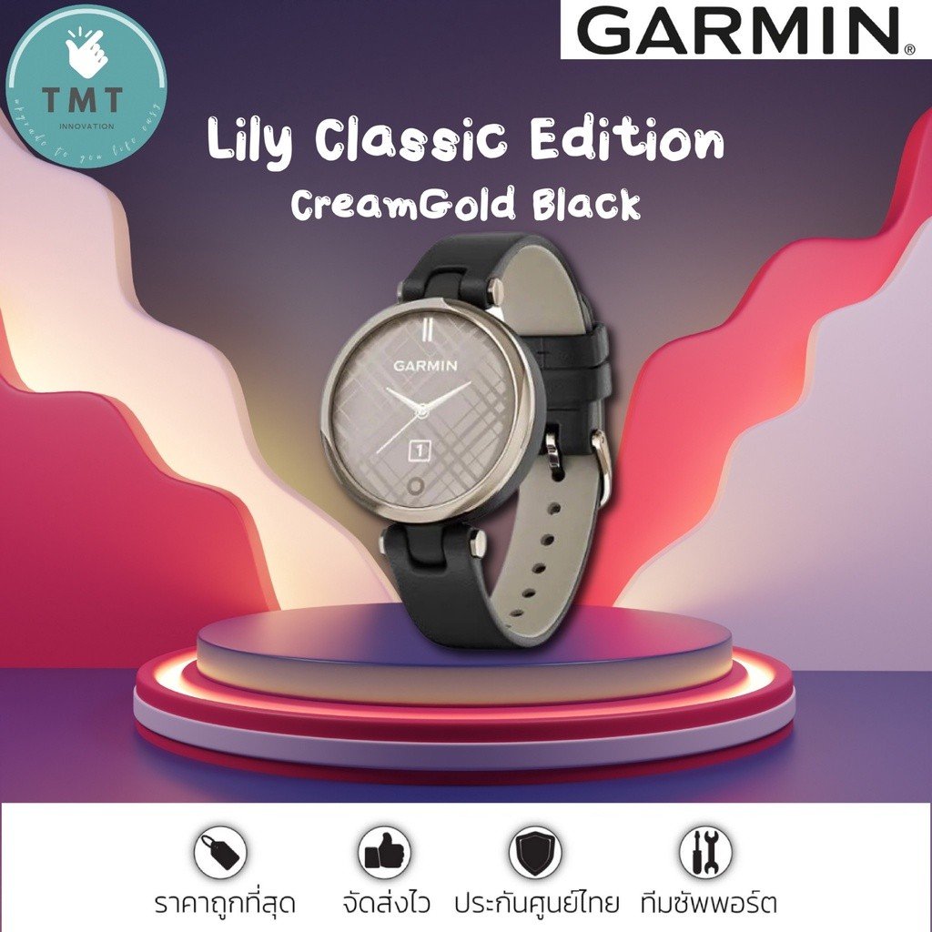 Garmin Lily Classic สายหนัง Leather นาฬิกาสมาร์ทวอทช์สำหรับผู้หญิง - Image 2