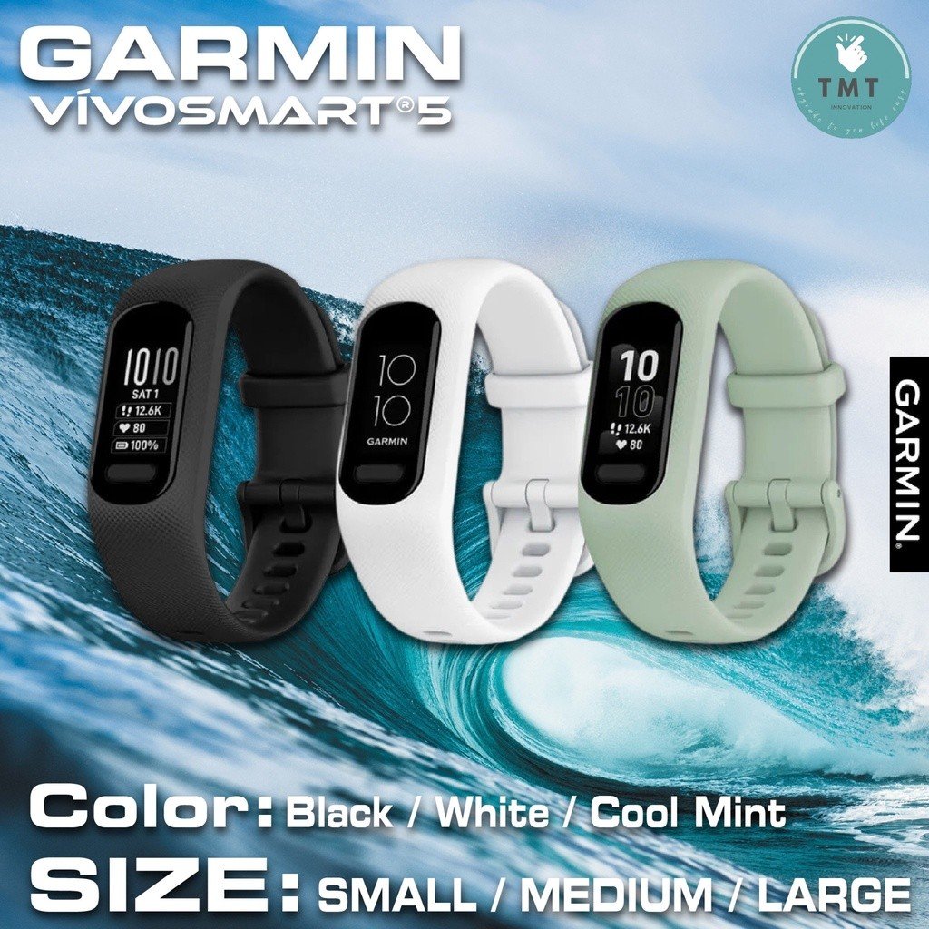 Garmin VivoSmart 5 นาฬิกา Smart Watch ติดตามสุขภาพ วัด HR Health Monitoring