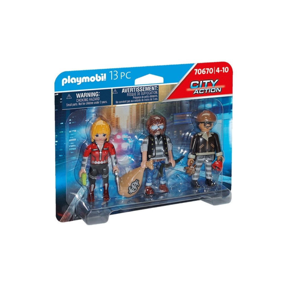 Playmobil 70670 Police Thief Set ตำรวจ เซ็ตฟิกเกอร์เซ็ตโจร