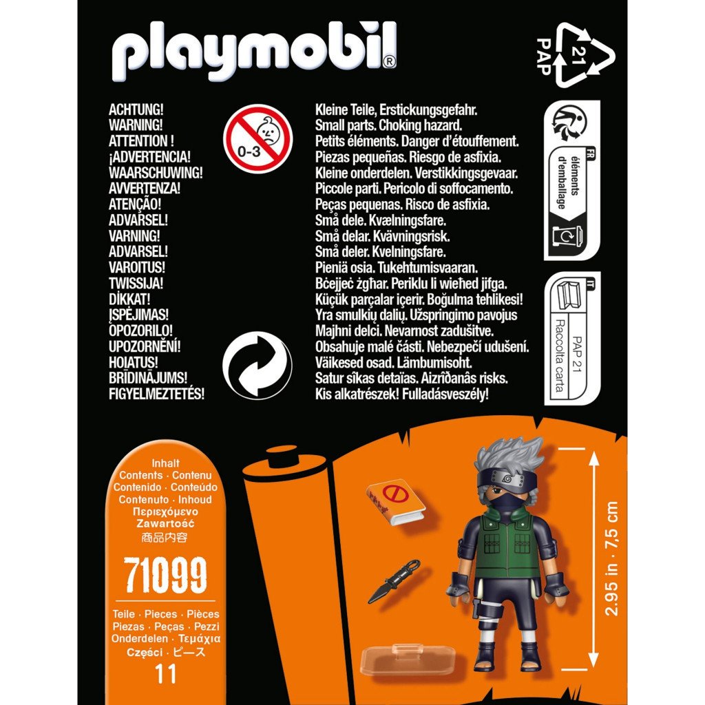 Playmobil 71099 Naruto: Kakashi Figure Set นารูโตะ: คาคาชิ ฟิกเกอร์เซ็ต