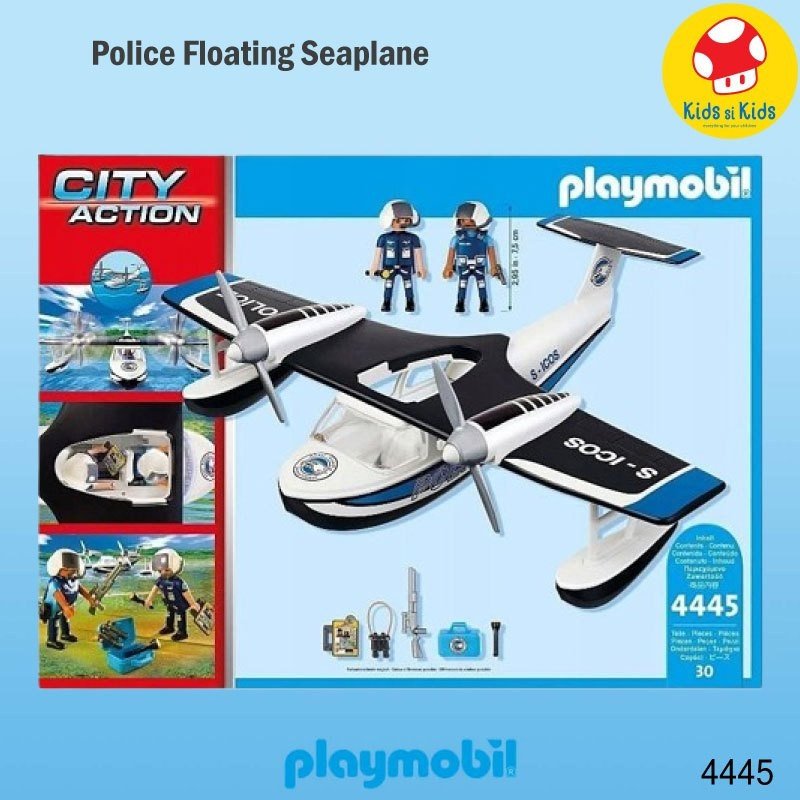 Playmobil 4445 Police Seaplane เครื่องบินตำรวจ