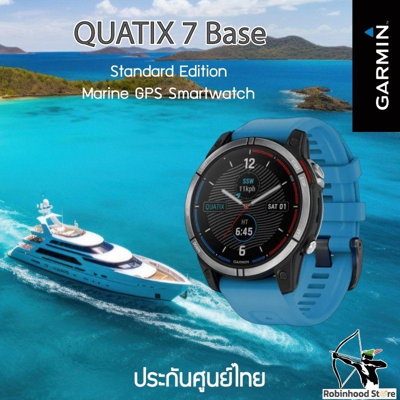 Garmin Quatix 7 นาฬิกาออกกำลังกาย สายกีฬาทางน้ำ ทะเล ดำน้ำ - Image 3