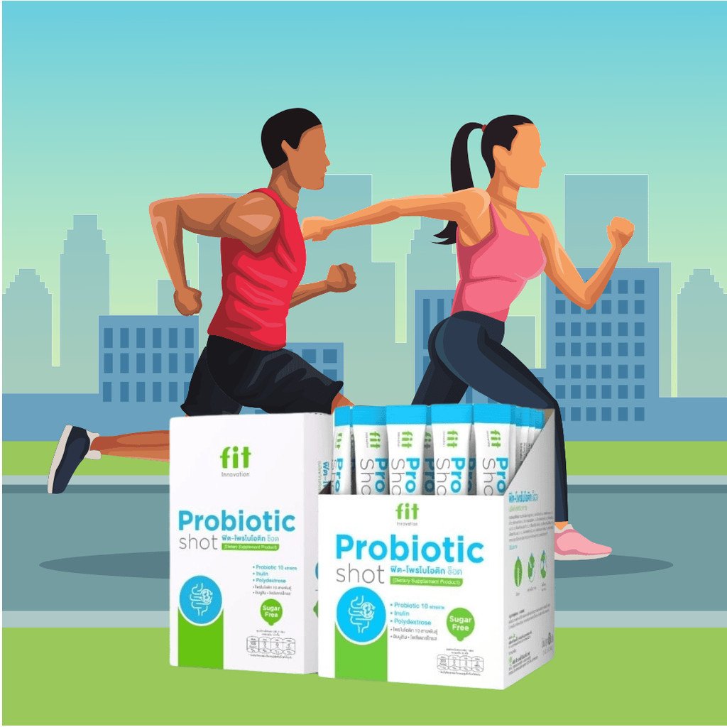 FIT Probiotic Shot ปรับสมดุลในลำไส้ แบบช็อตบรรเทาอาการท้องผูก ปัญหาในระบบขับถ่าย หรือมีอาการลำไส้แปรปรวน - Image 2