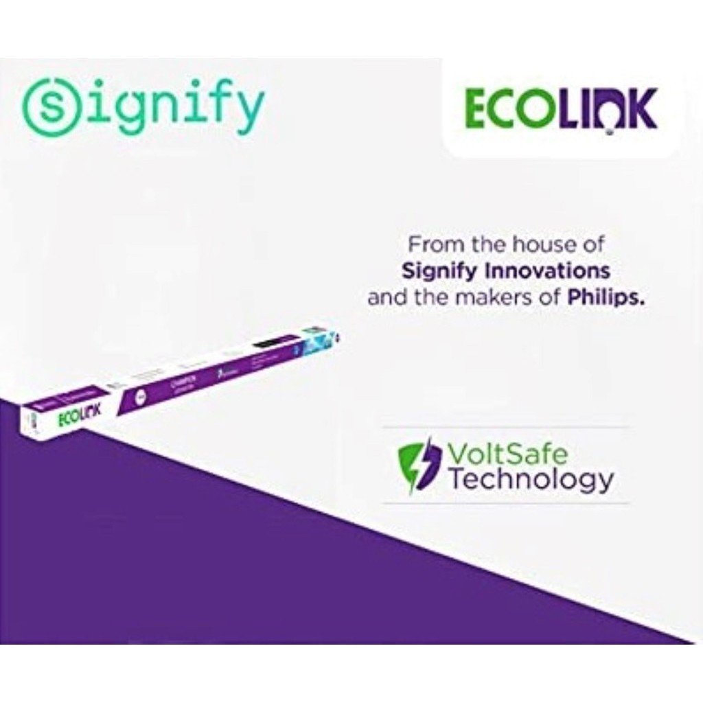 ประกันศูนย์ 2 ปี Ecolink LED Batten T5 T8 16W ไฟขาว ชุดนีออน เซ็ตนีออน ชุดรางสำเร็จรูป จากตัวแทน philips