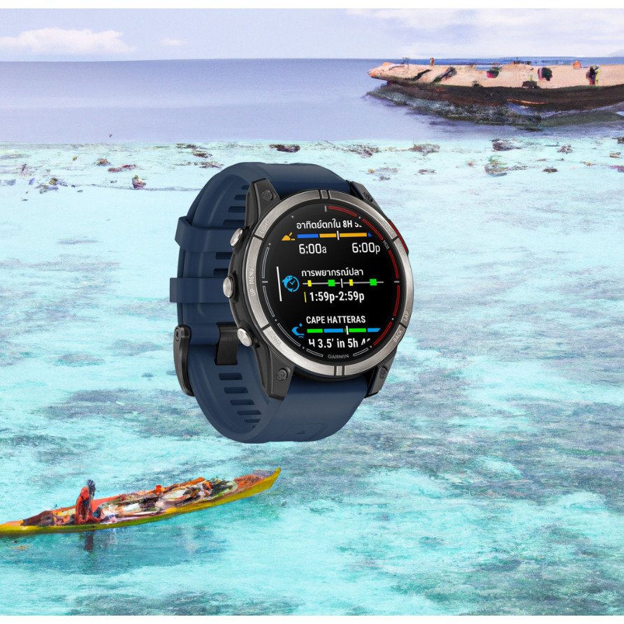 Garmin นาฬิกาสมาร์ทวอทช์ Quatix 7 Pro Sapphire AMOLED SEA