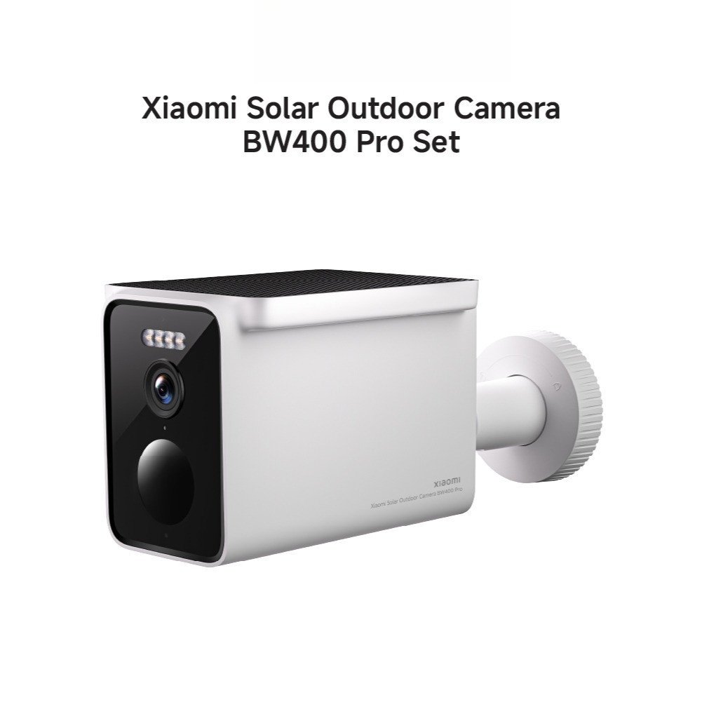 Xiaomi Solar Outdoor Camera BW400 Pro Set กล้องวงจรปิด แบตเตอรี่พลังงานแสงอาทิตย์ คมชัดระดับ2.5K กันน้ำระดับ IP66