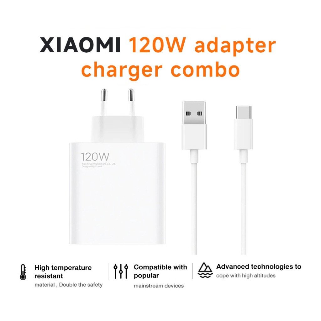 Xiaomi 67W Charging Combo (Type-A) / Xiaomi 120W adapter charger combo - Image 2