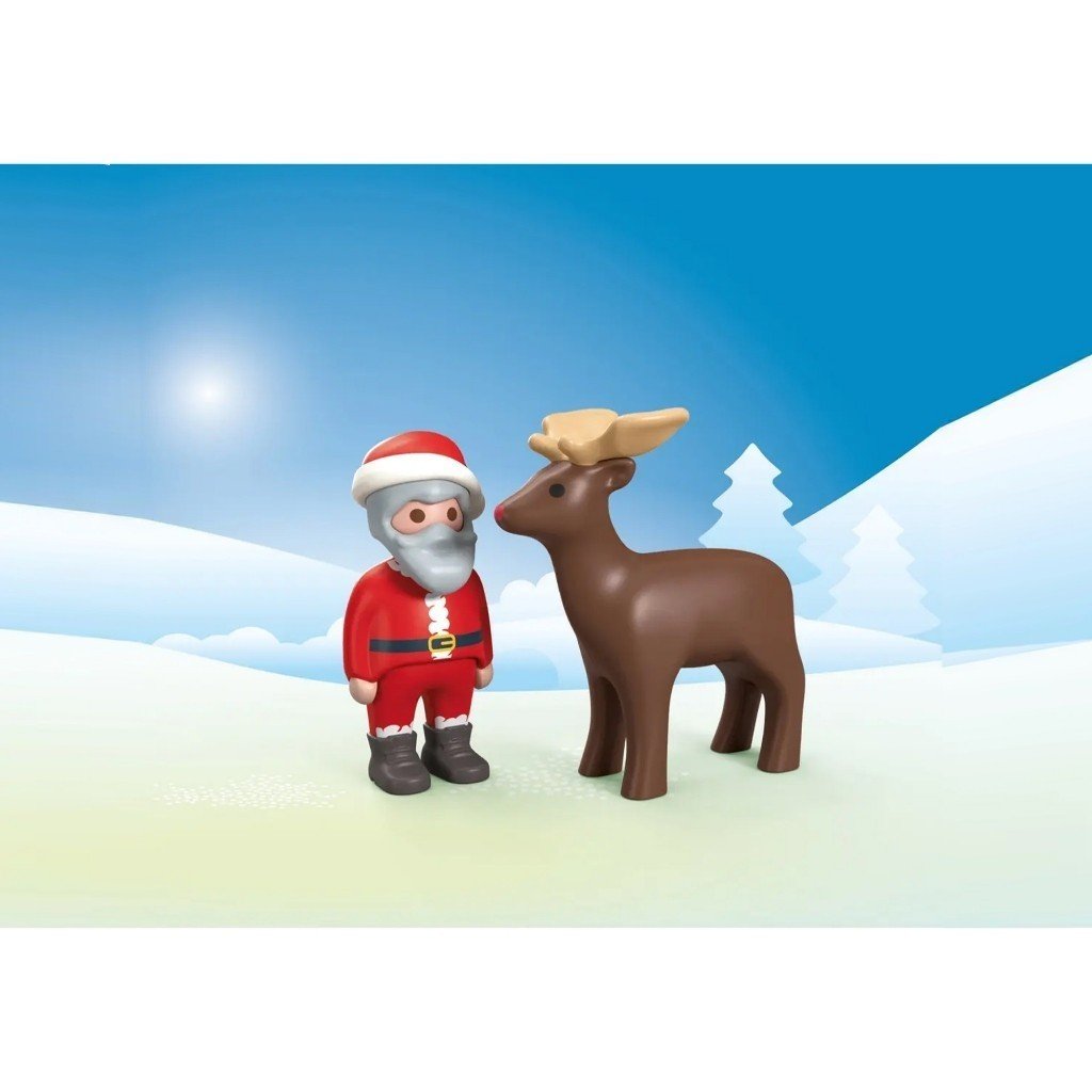 Playmobil 71894 JUNIOR: Santa Claus and Reindeer จูเนียร์ ซานต้าและกวางเรนเดียร์