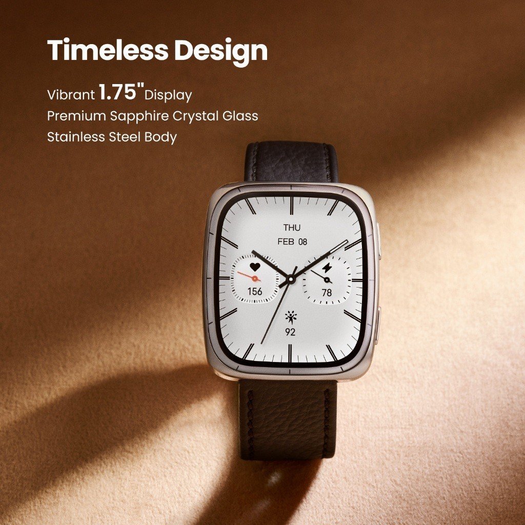 Amazfit Active 2 Square (Premium) 43mm Smartwatch พร้อมระบบGPS 5 ระบบดาวเทียม โหมดกีฬา160+ - Image 3