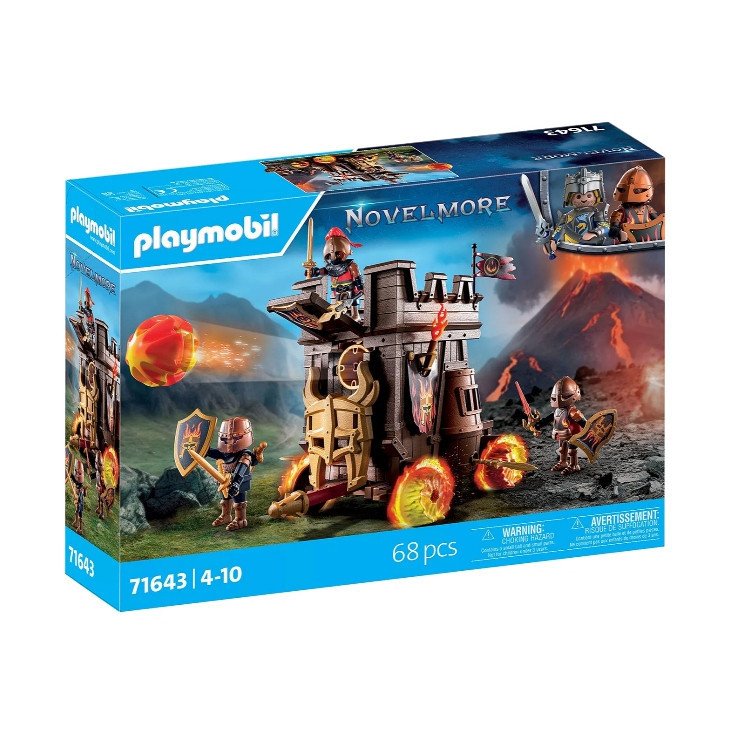 Playmobil 71643 Novelmore Battle wagon with fire cannon แอคชั่นฟิกเกอร์ โนเวลมอร์ รถศึกพร้อมปืนไฟ - Image 2