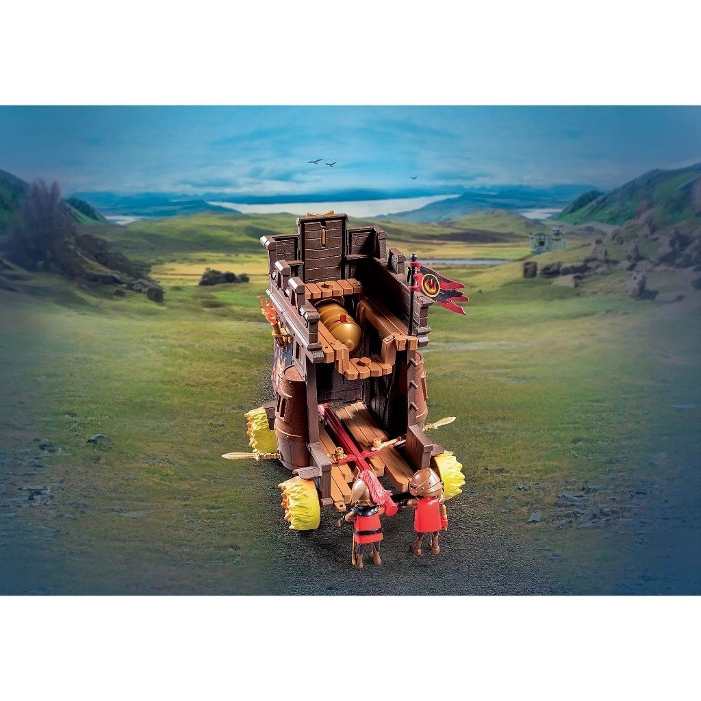Playmobil 71643 Novelmore Battle wagon with fire cannon แอคชั่นฟิกเกอร์ โนเวลมอร์ รถศึกพร้อมปืนไฟ - Image 3