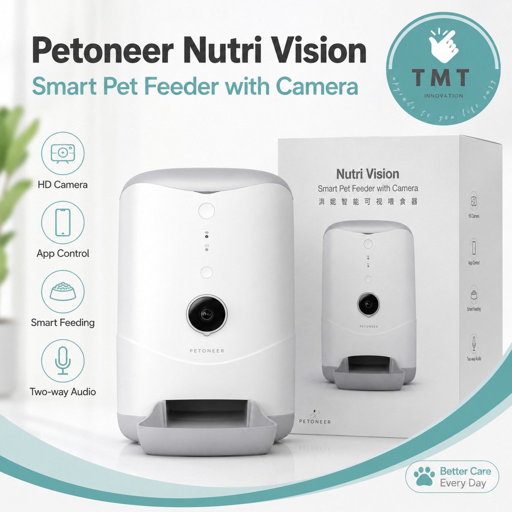 Petoneer Nutri vision Smart Pet Feeder With Camera