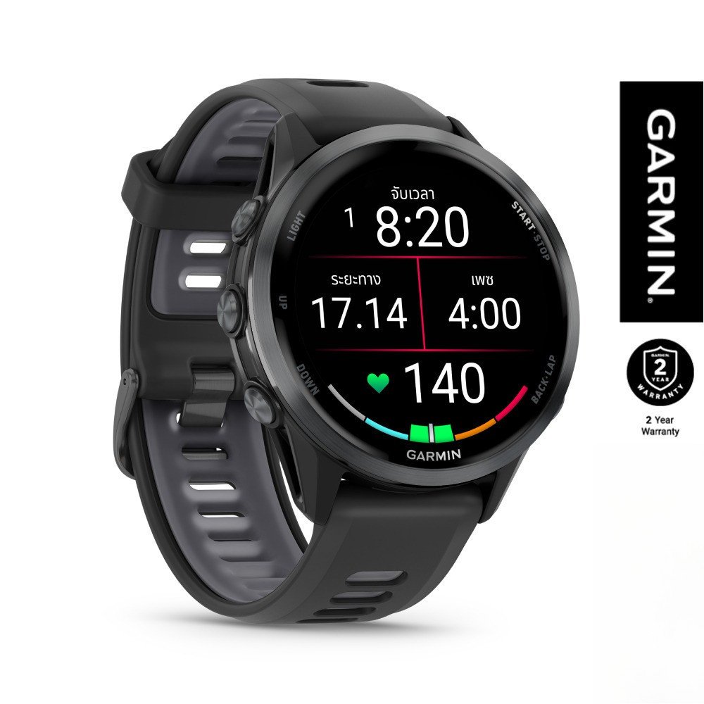 Garmin Forerunner 970 สมาร์ทวอทช์จอสี AMOLED วัดหัวใจ วัดออกซิเจน GPS ในตัว ศูนย์ไทย