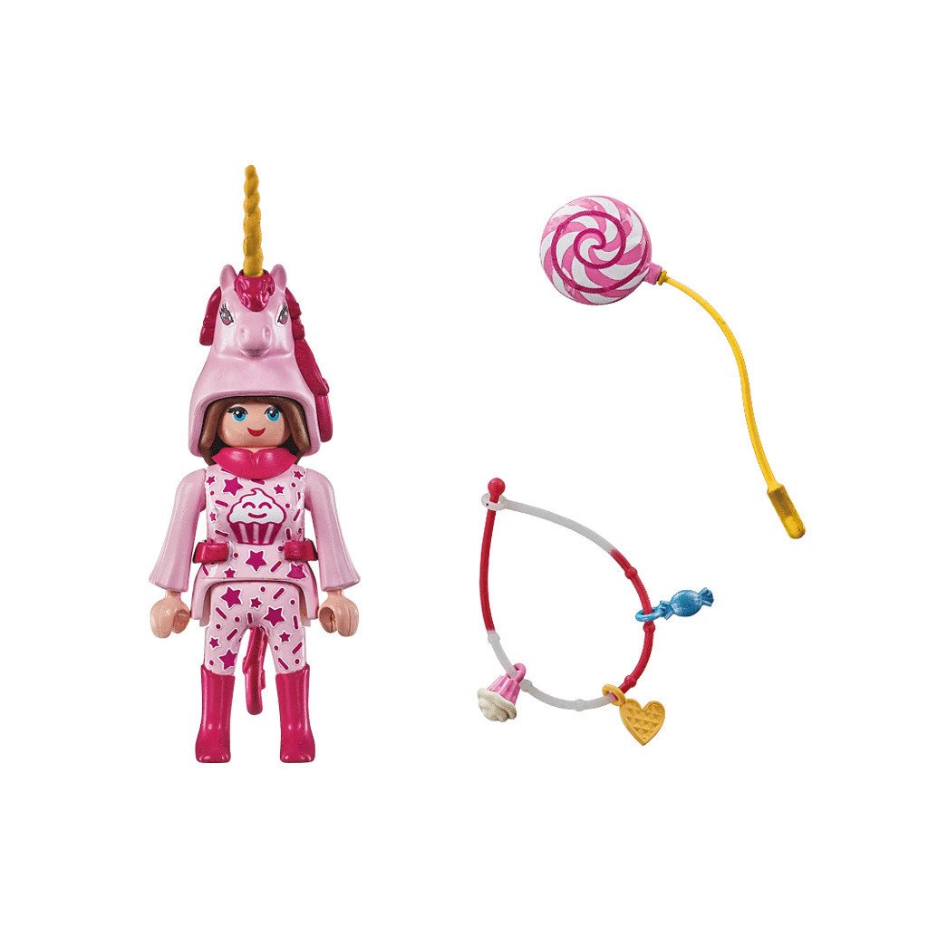 Playmobil 71583 Special Plus Sweets Unicorn ของเล่นบทบาทสมมติ สเปเชียล ผู้หญิงกับชุดยูนิคอร์นขนมหวาน - Image 3