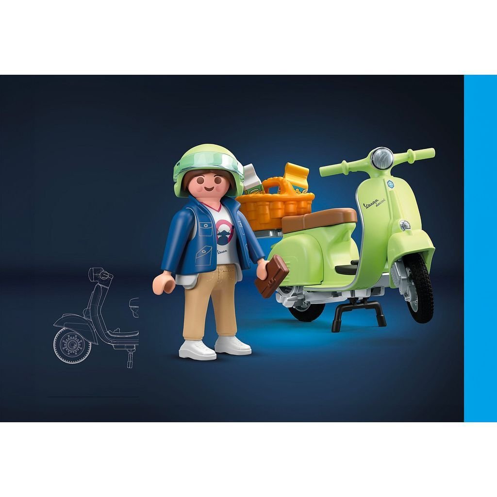 Playmobil 71621 Vespa 1969 Vespa 150 Sprint Veloce, light green เวสป้า Sprint Veloce 150 ปี 1969 สีเขียวอ่อน