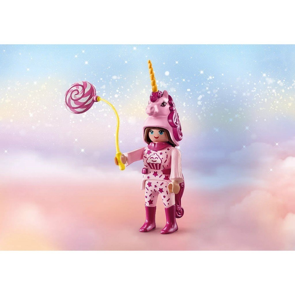 Playmobil 71583 Special Plus Sweets Unicorn ของเล่นบทบาทสมมติ สเปเชียล ผู้หญิงกับชุดยูนิคอร์นขนมหวาน - Image 2