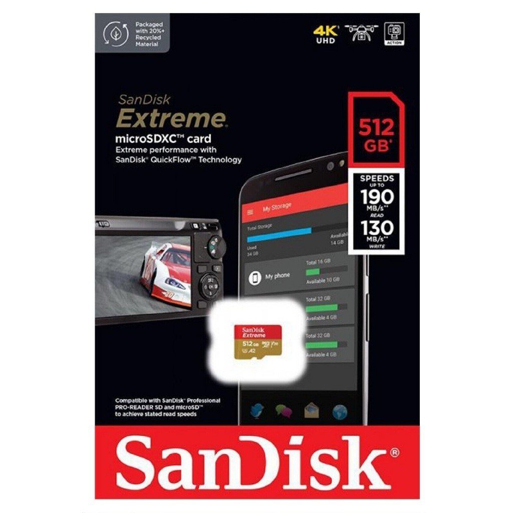 SanDisk Extreme 512GB Micro SDXC