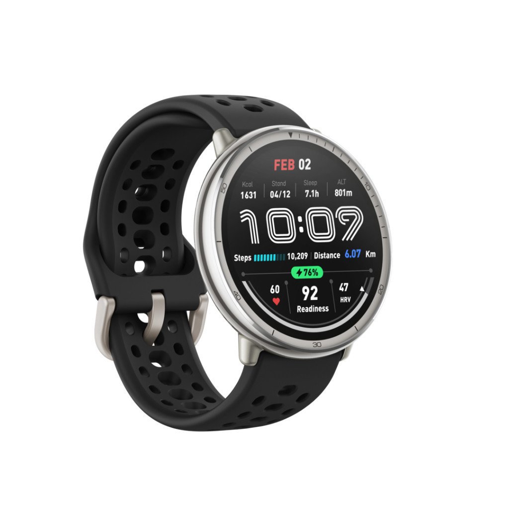 Amazfit Active 2 Black Sport Smart Watch สมาร์ทวอทช์ หน้าจอ 1.32 นิ้ว มี Bluetooth - Image 3