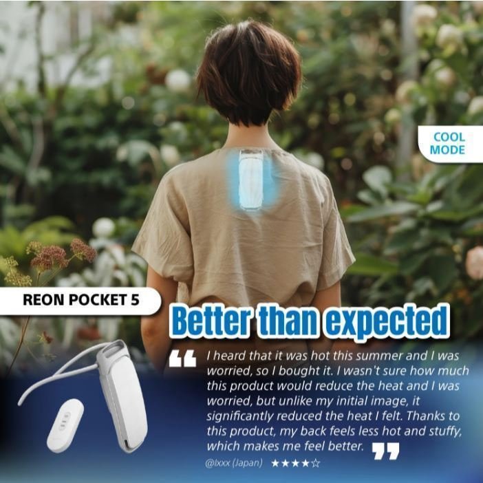 Sony RNPK-5T REON POCKET 5- Wearable Cooling & Warming Device - Image 3