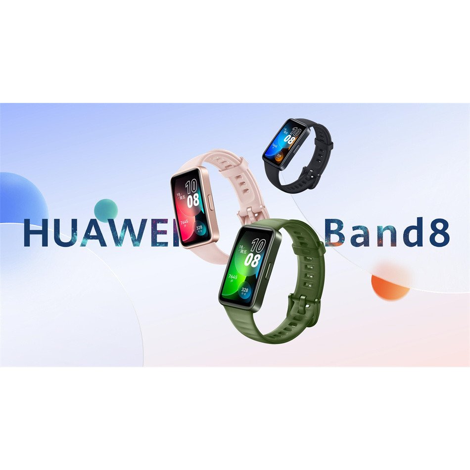HUAWEI Band 8 สมาร์ทแบนด์ ออกซิเจนในเลือด 1.47 นิ้ว หน้าจอ AMOLED วัดอัตราการเต้นของหัวใจ